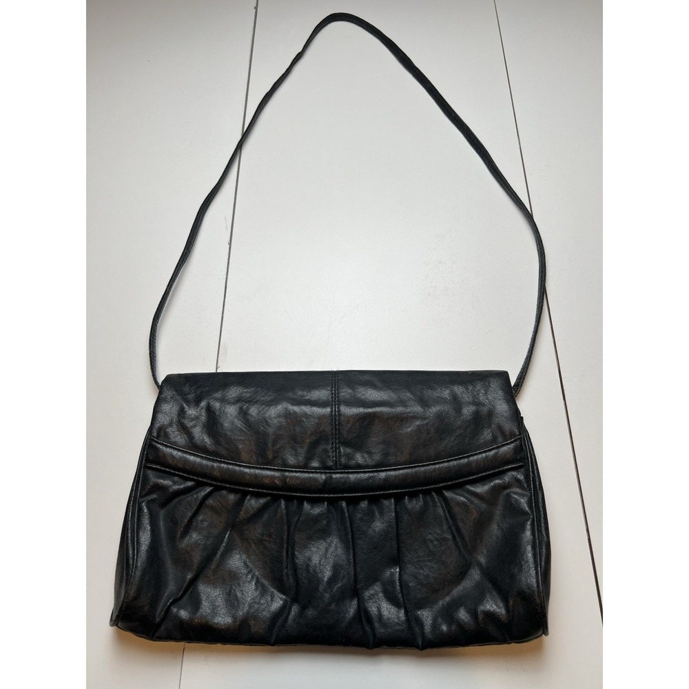 Tandem Bags of California Handbag Womens Black Faux Leather Crossbody Purse
